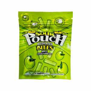 Sour Pouch Medicated Bites (Apple)