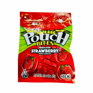 Sour Pouch Medicated Bites (Strawberry)
